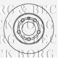 BORG & BECK bbd4274 -  Тормозной диск